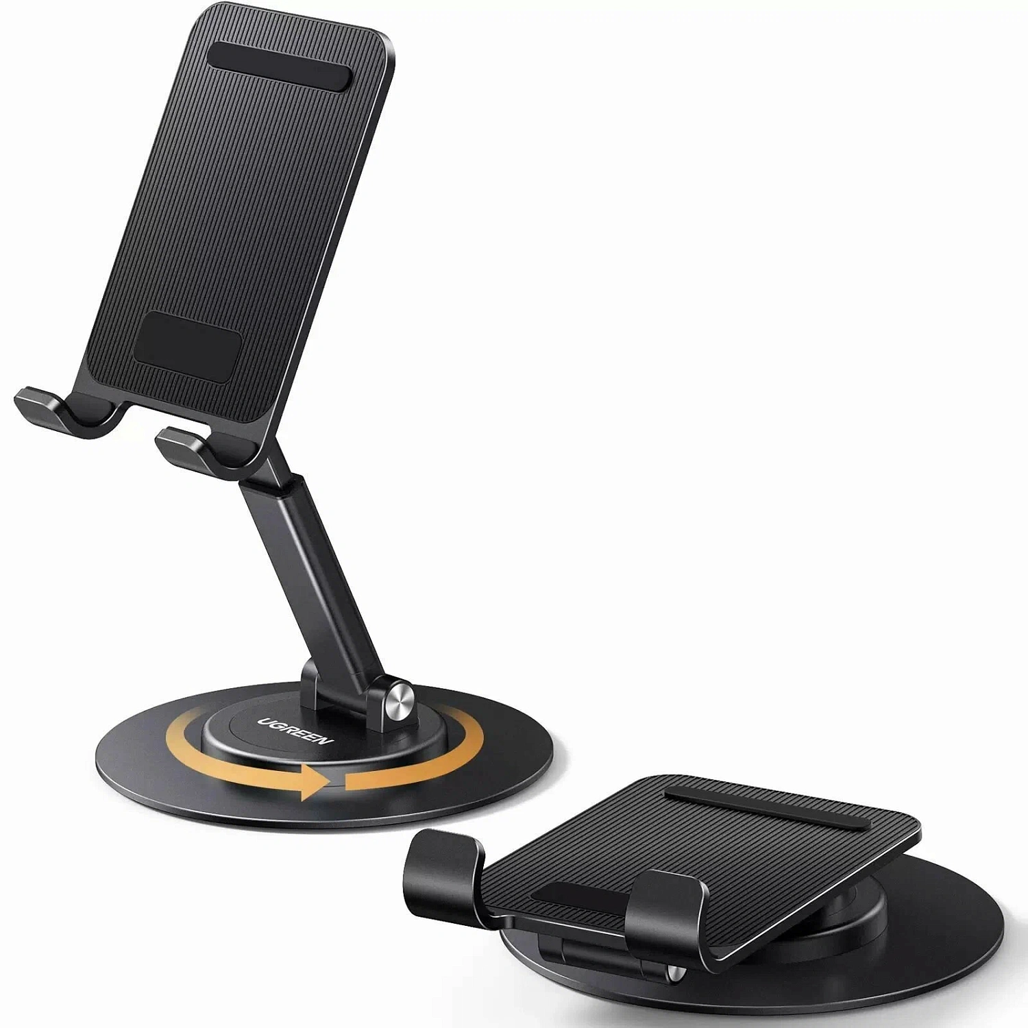 35152 Подставка для телефона складная UGREEN LP805 Swivel&Foldable Multi-Angle Phone Stand. Цвет: черный